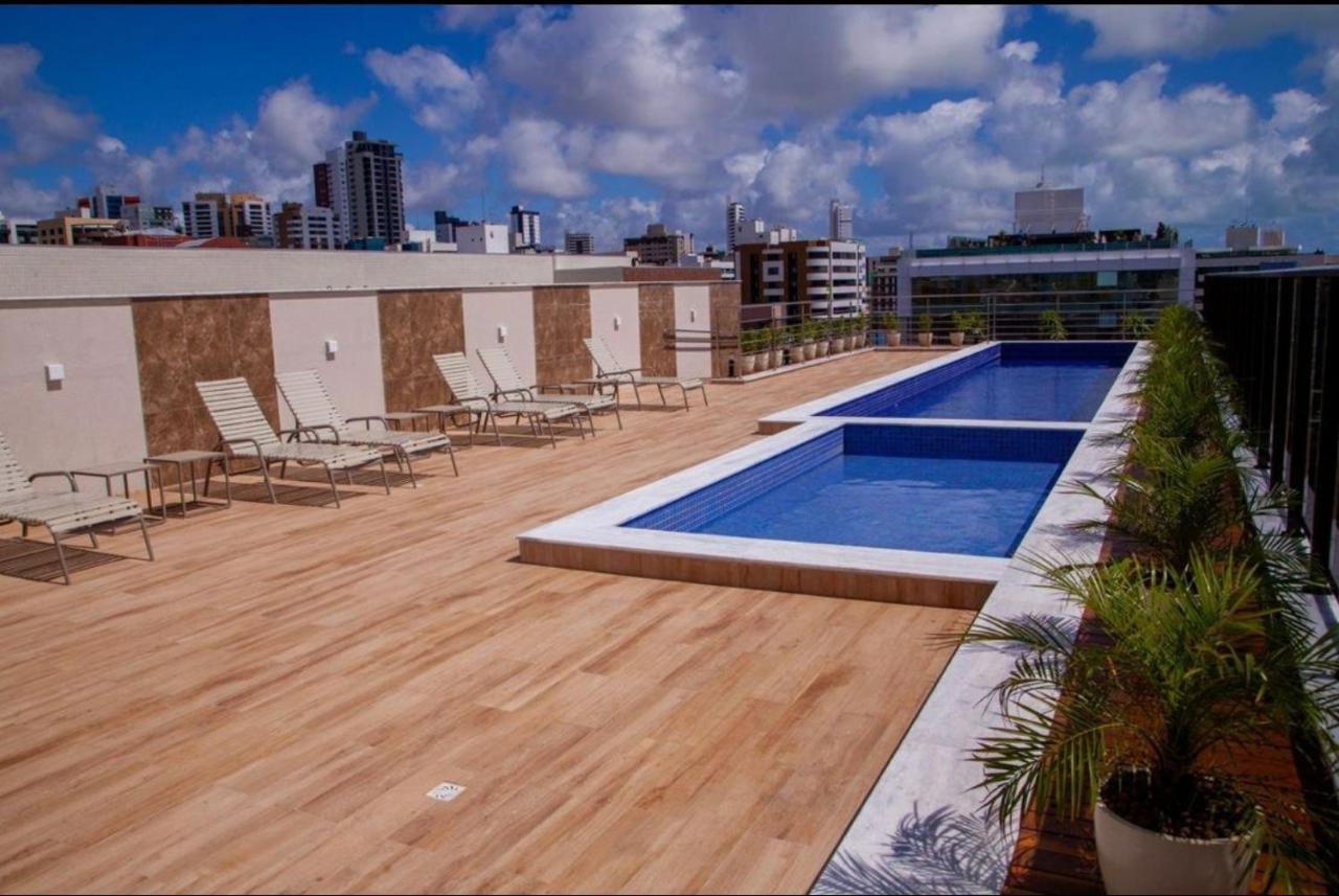 Buenos Ayres Flats, Cabo Branco 1Qto Cozinha Completa Apartment โจเอาเปสโซอา ภายนอก รูปภาพ