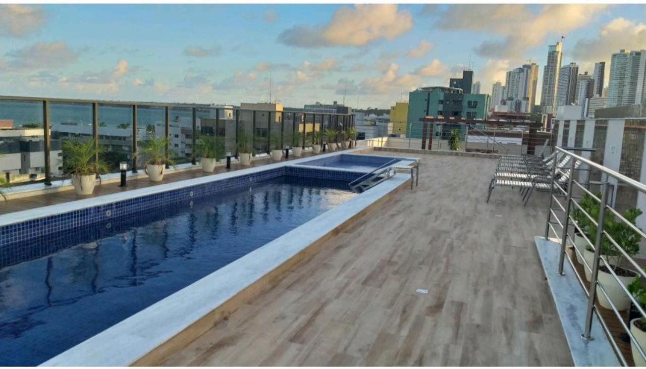 Buenos Ayres Flats, Cabo Branco 1Qto Cozinha Completa Apartment โจเอาเปสโซอา ภายนอก รูปภาพ